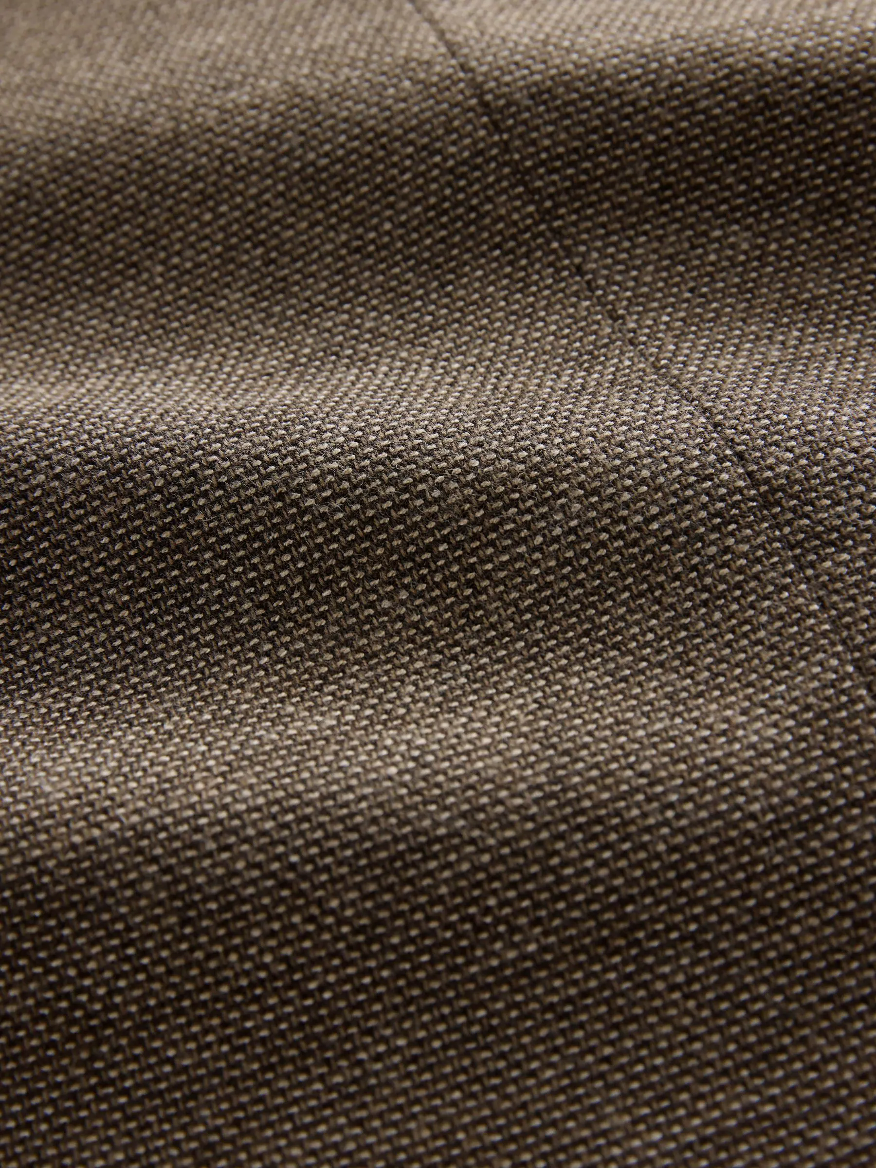 Bruin - Normale Pasvorm - Modieuze blazer met textuur