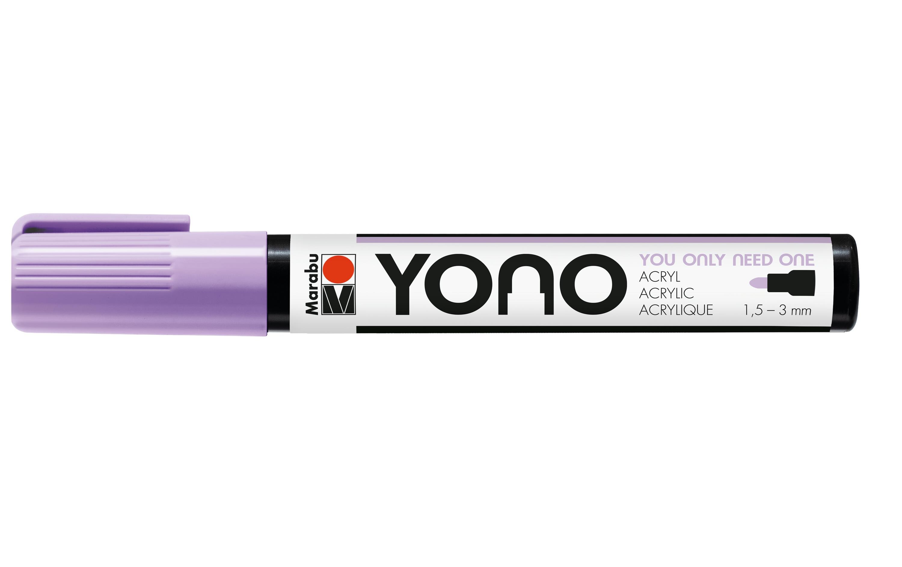 Acrylmarker YONO 1.5 - 3 mm Pastell-LilaAcrylstift für alle Fälle
