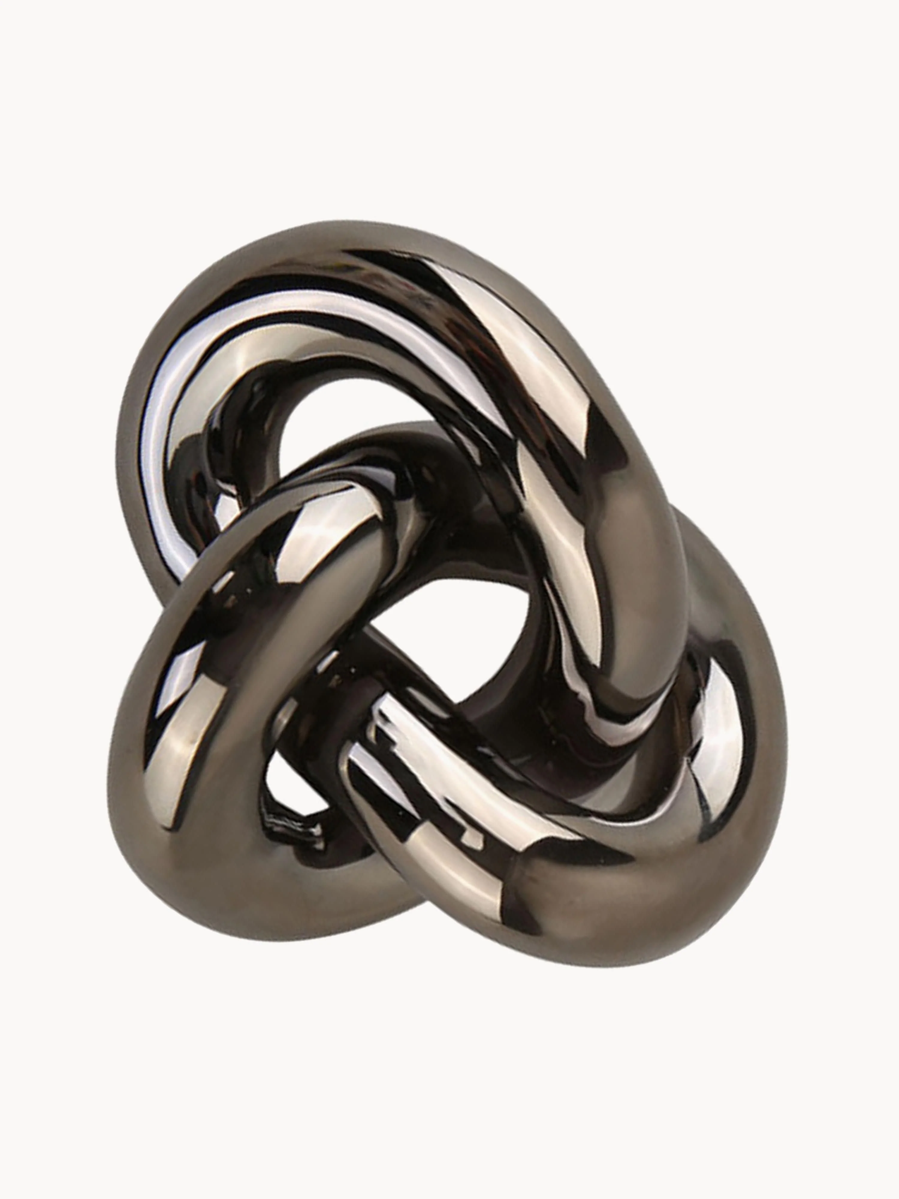 Handgemaakt decoratief object Knoop, H 6 cm
