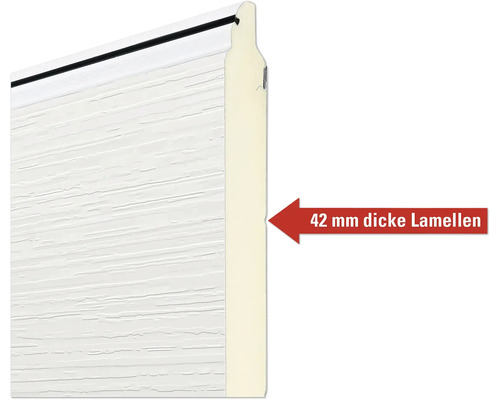 ARON Classic Garagedeur Sectionaaldeur L-profiel Slategrain CH 703 antraciet metallic 2500x2125 mm incl. garagedeuropener, 2-knops afstandsbediening