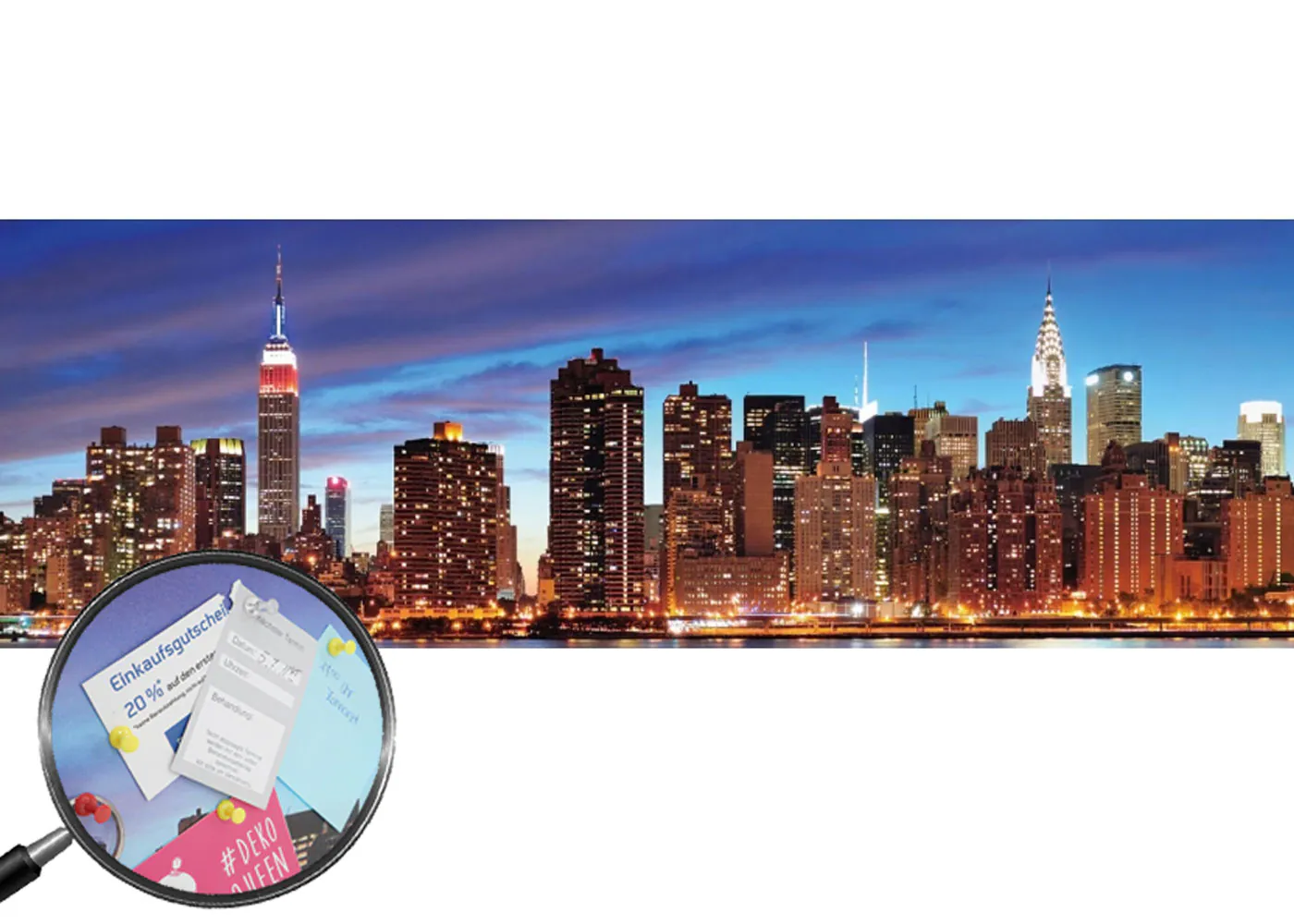 LED-Pinnwand, Leuchtbild Memoboard Pinnboard Timer ~ 120x40cm New York