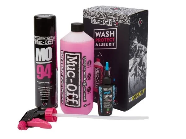 Muc-Off Wash, Protect, Wet Lube Kit