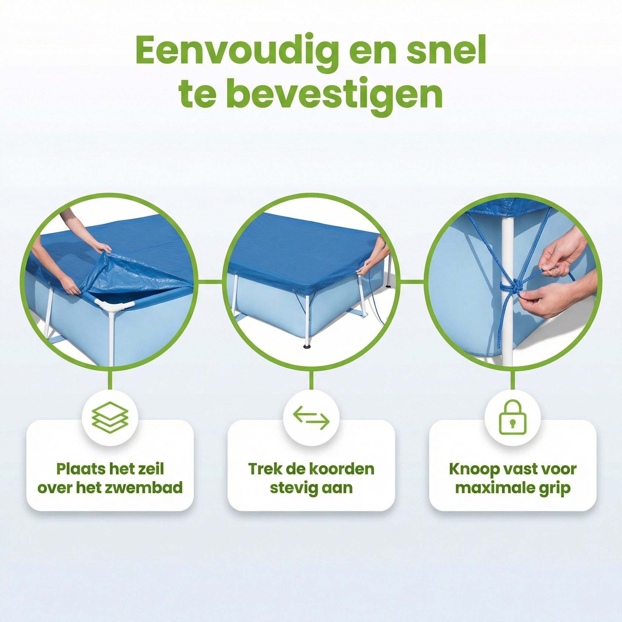 Bestway Frame afdekzeil - 221 x 150 cm