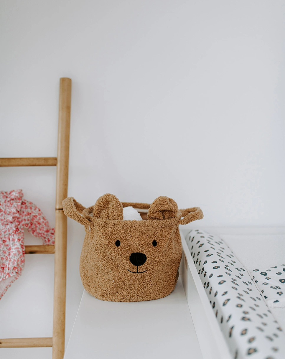 Aufbewahrungskorb TEDDY (25x20x20) in braun