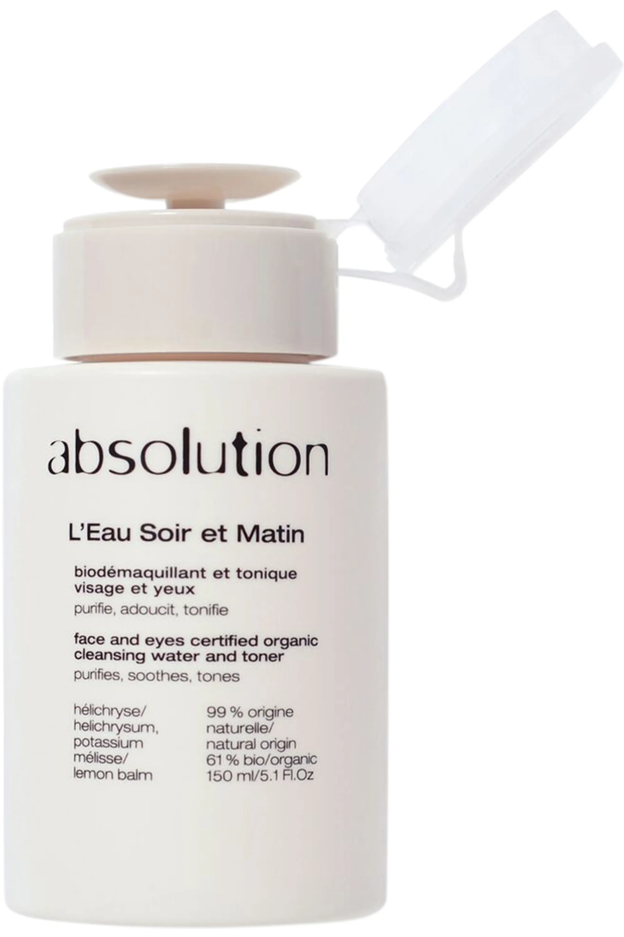 Absolution L’eau démaquillante soir et matin-150 ml