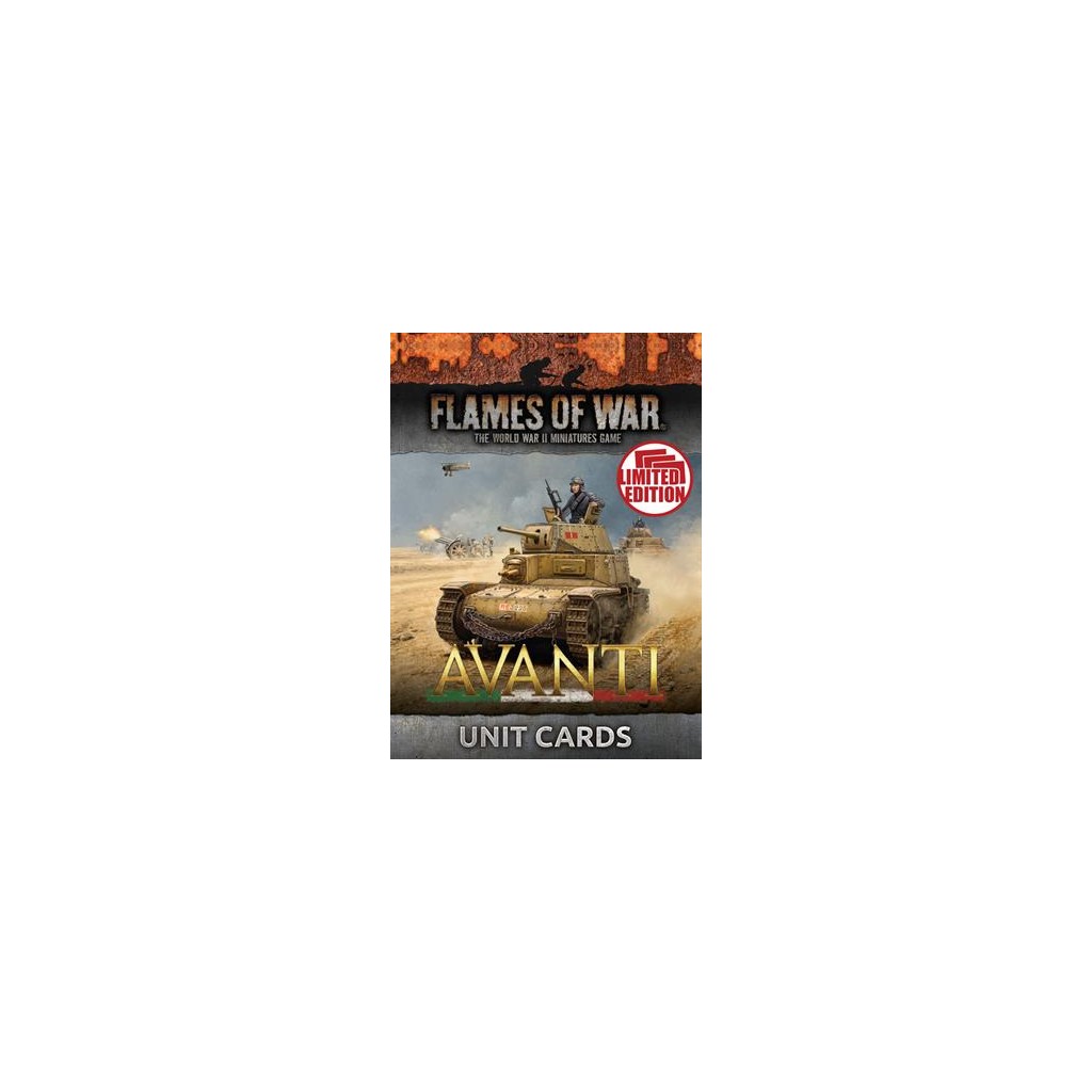 Flames of War - Avanti Unit Cards