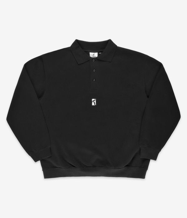 Poetic Collective Heavy Polo Sweatshirt (black)