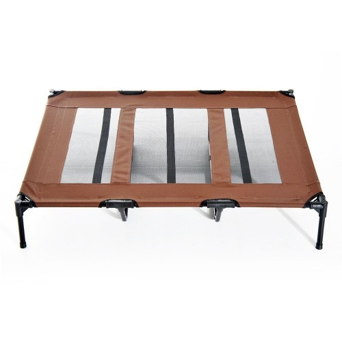 Cama para cães ou gatos PawHut para uso externo, marrom