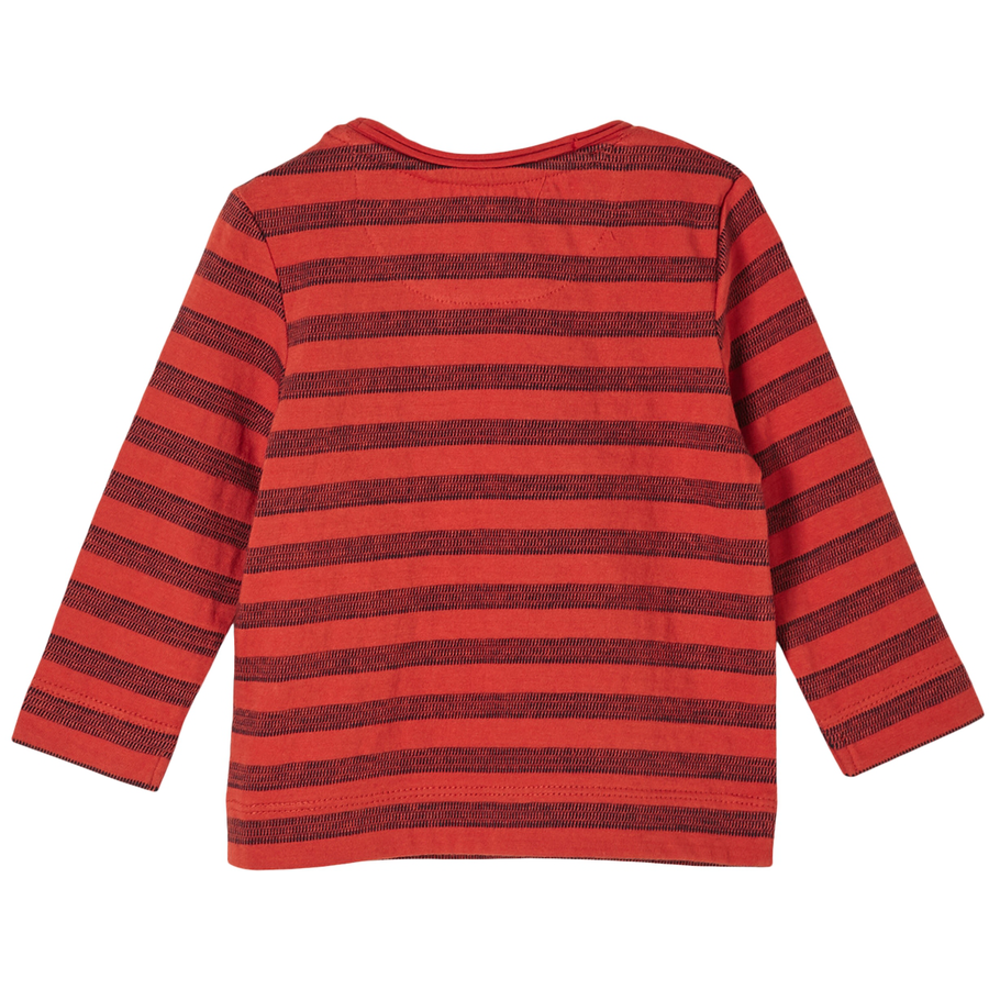 s.Oliver Langarmshirt orange stripes