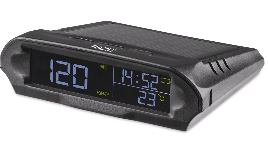 GPS digital speedometer solar RAZE G20