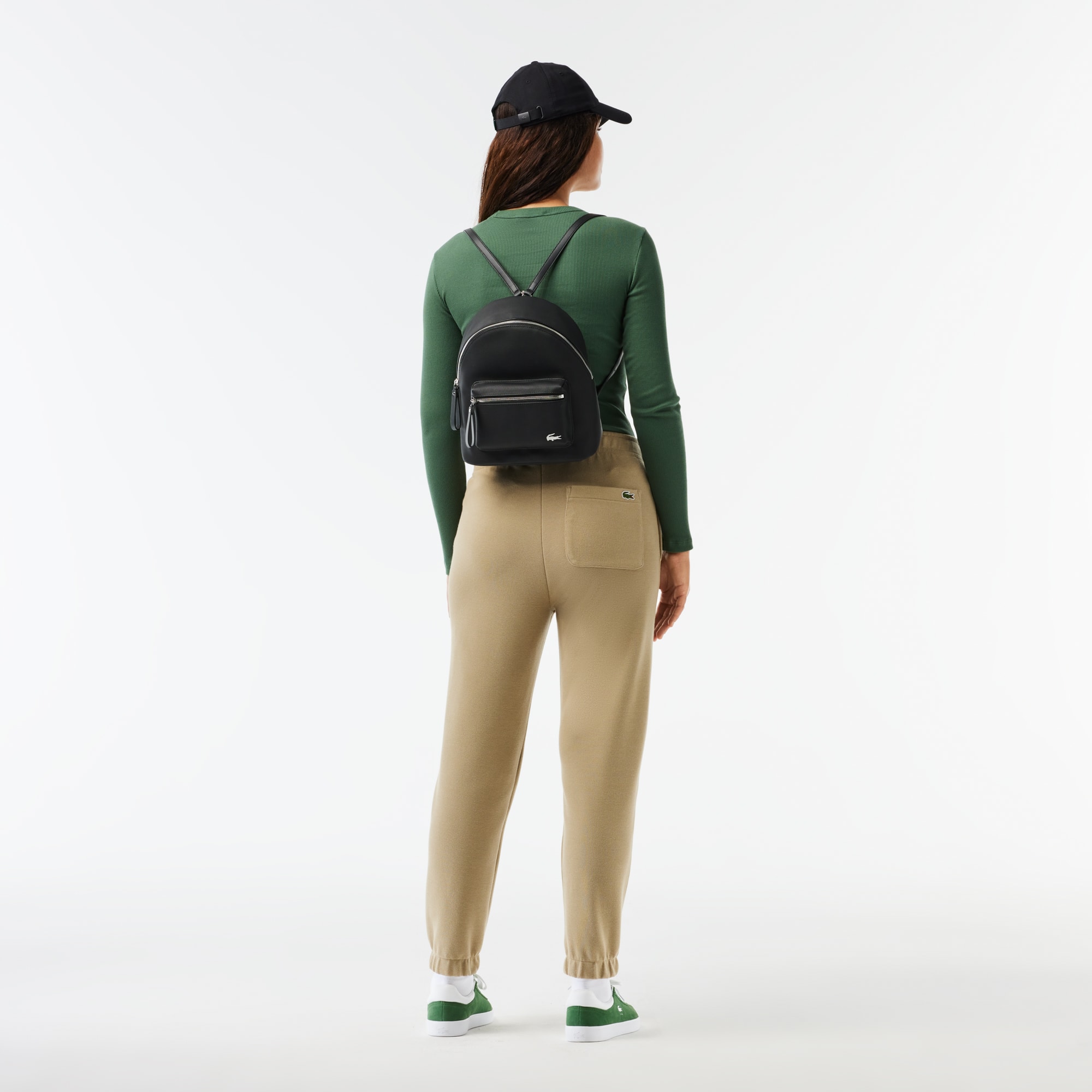 Sac à dos Daily Lifestyle en toile enduite Sacs à dos - Noir - Lacoste - Femme