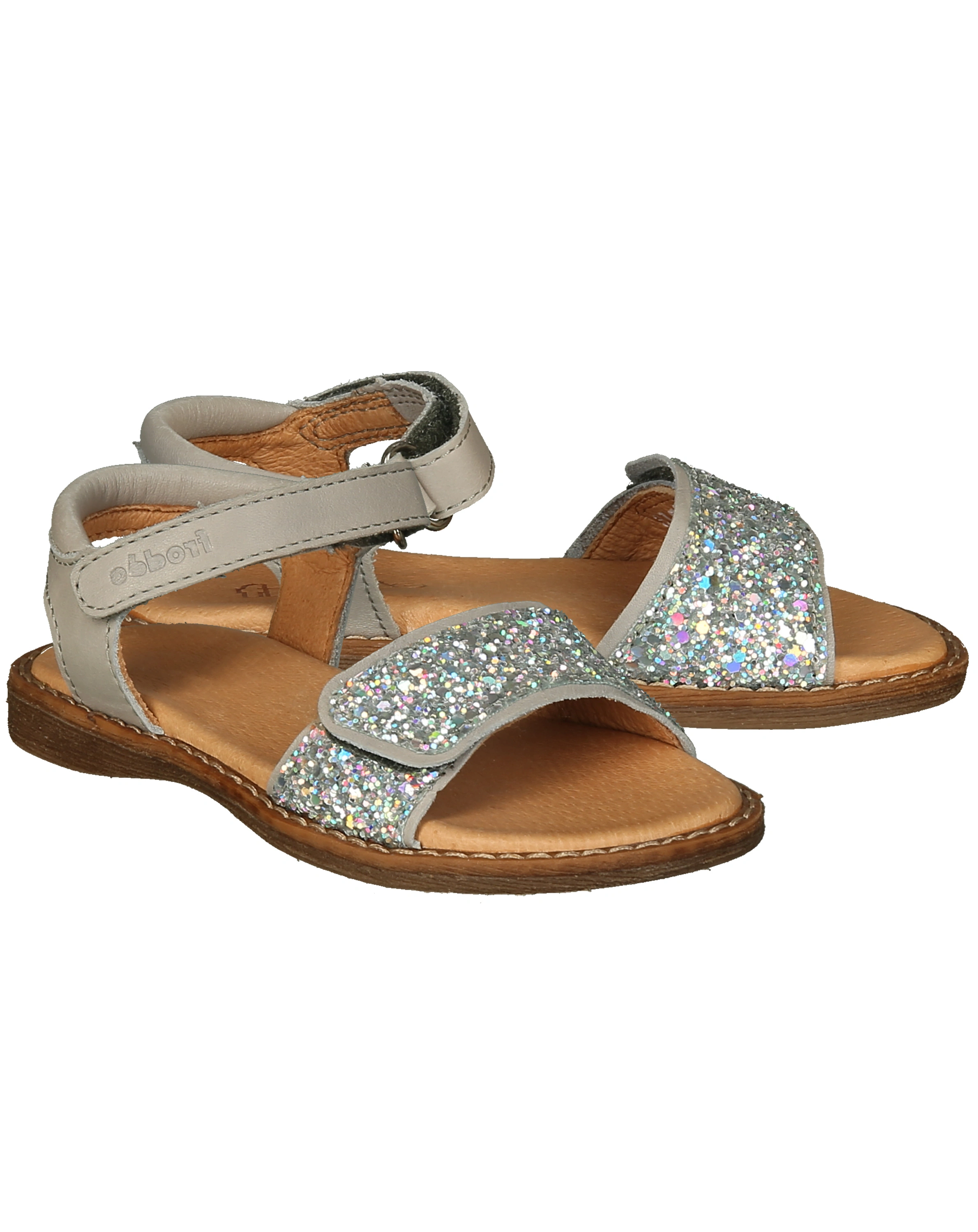 Sandale LORE SPARKLE in light grey