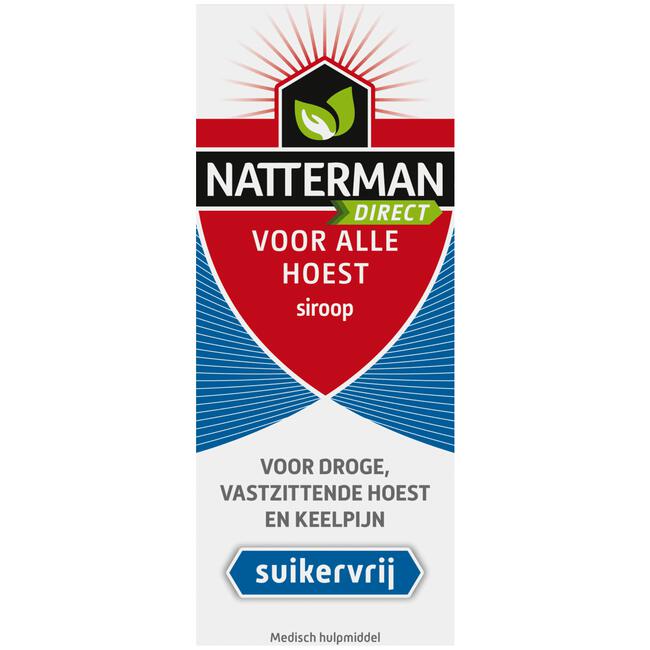 Natterman Direct Voor Alle Hoest Suikervrij Siroop 120ML