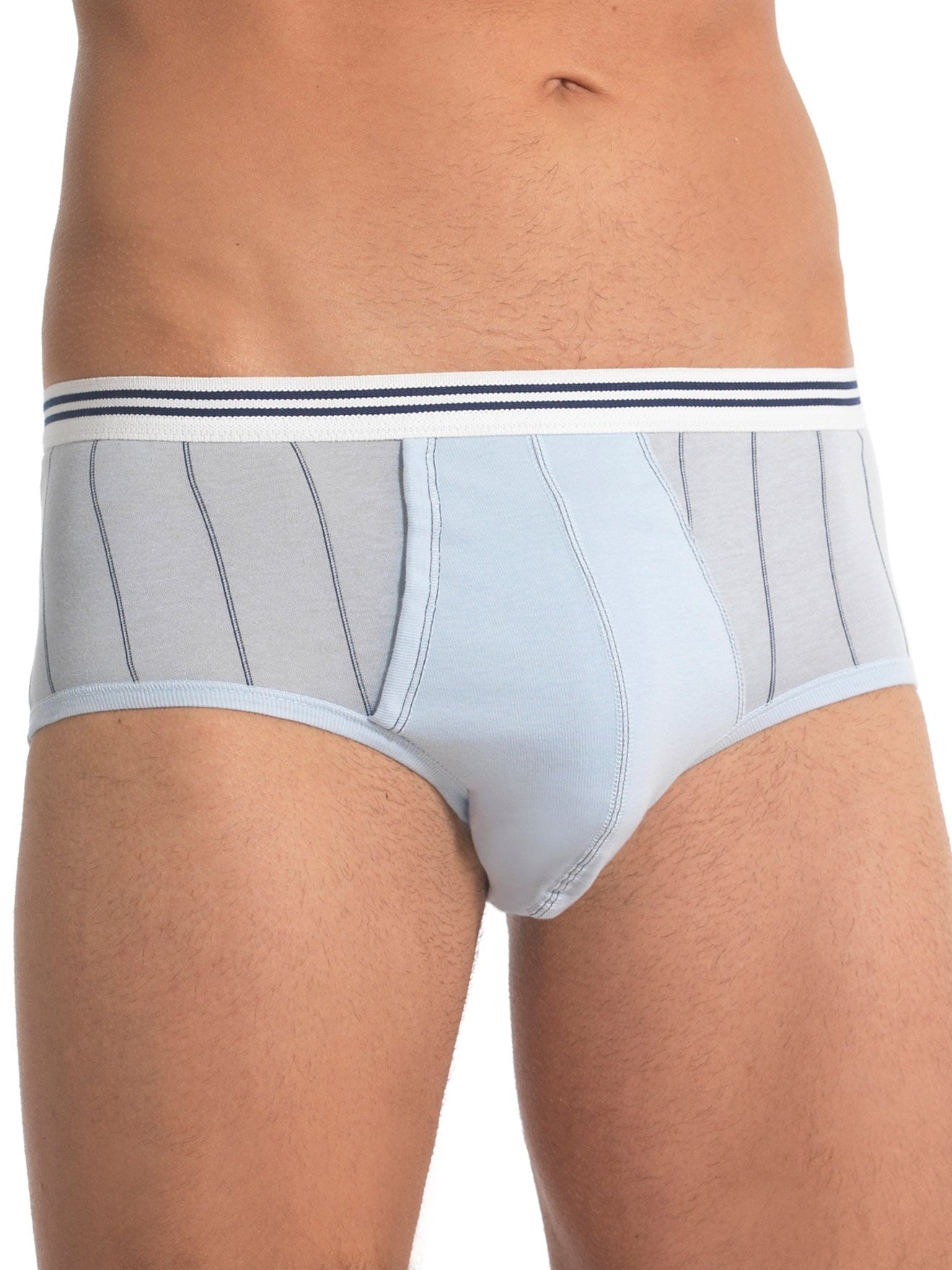 Slips ouverts rayés lot de 2