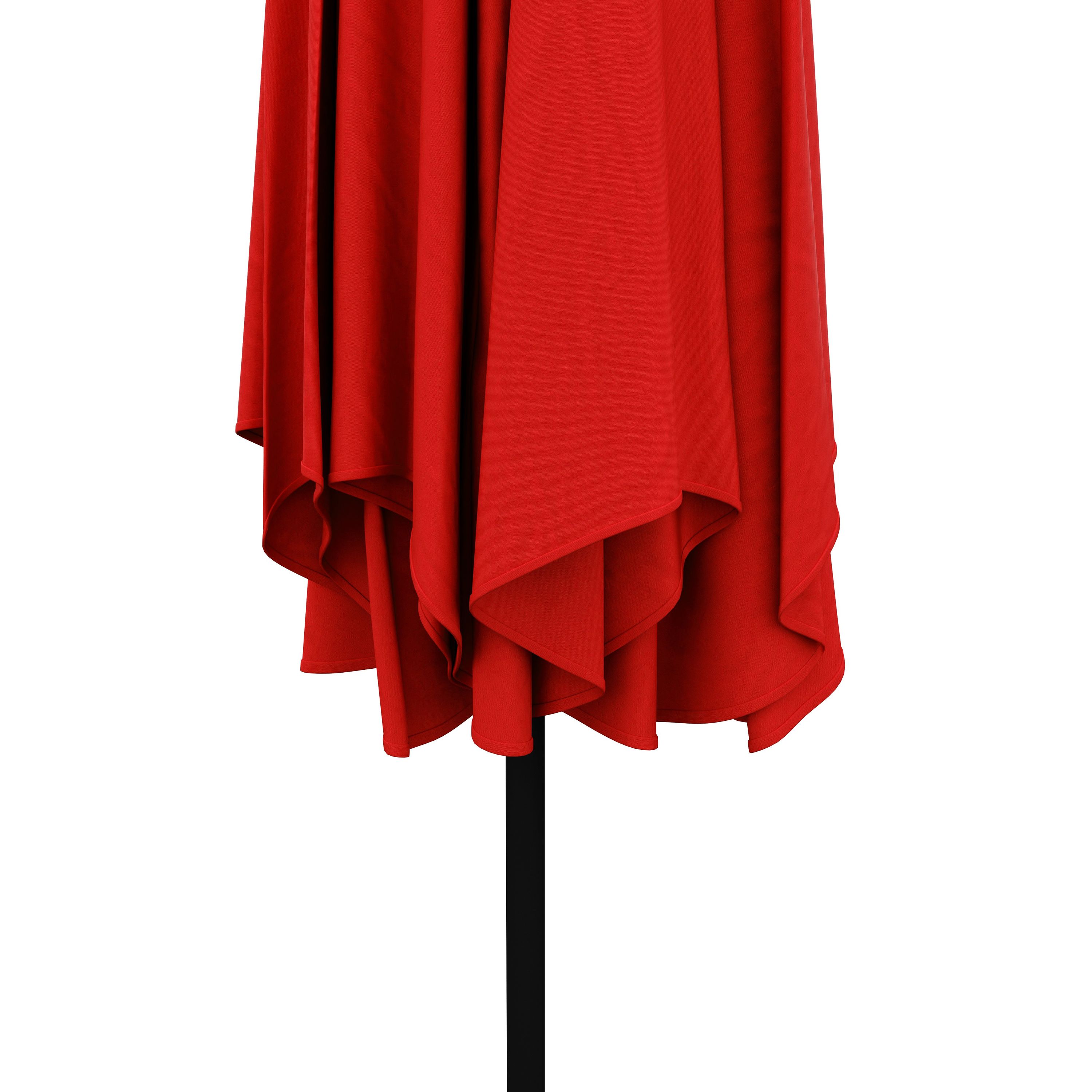 Sonnenschirm VAY mit LED 300 cm rot