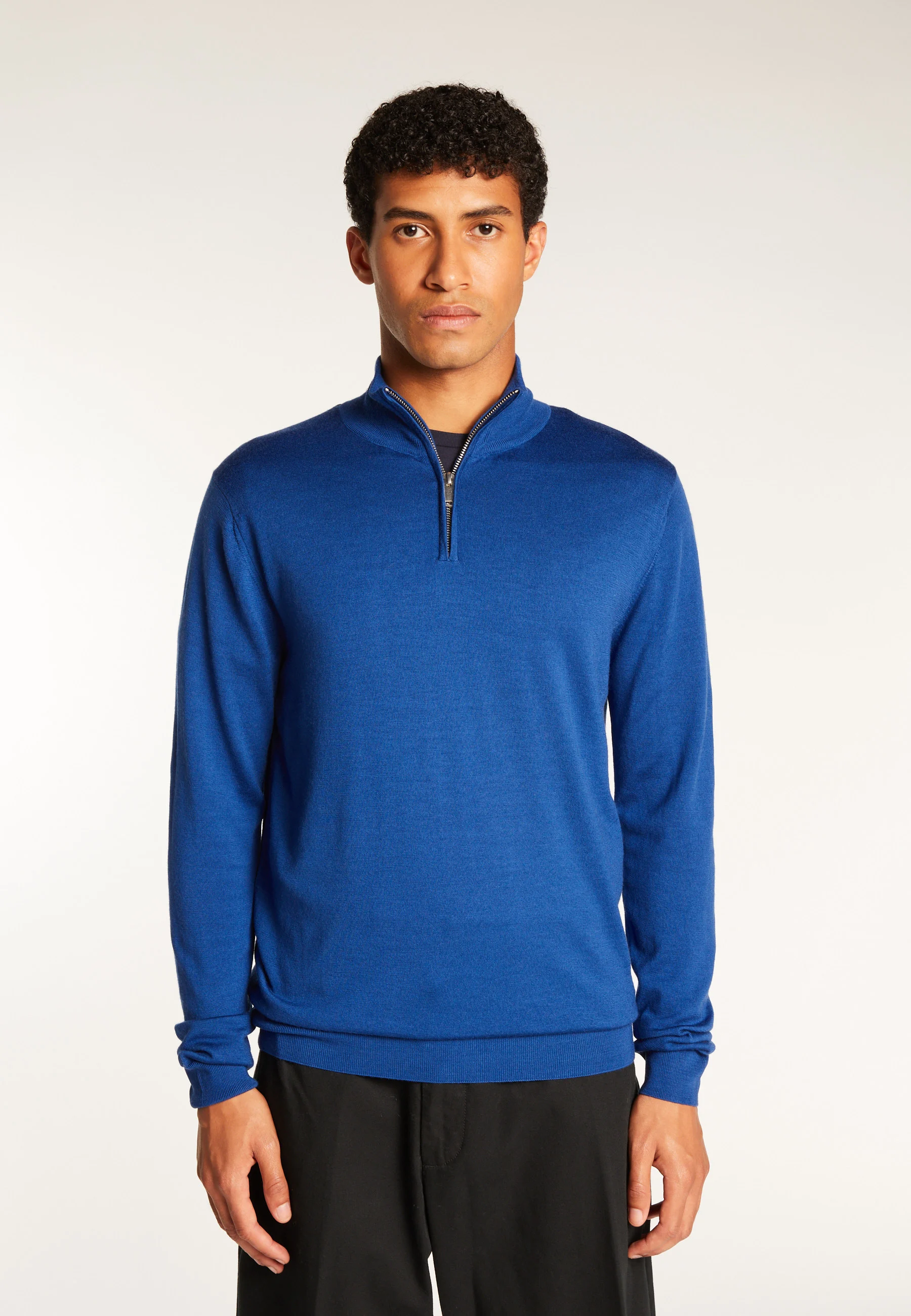 RYANAH24 - Pull camionneur laine mérinos | Bleu