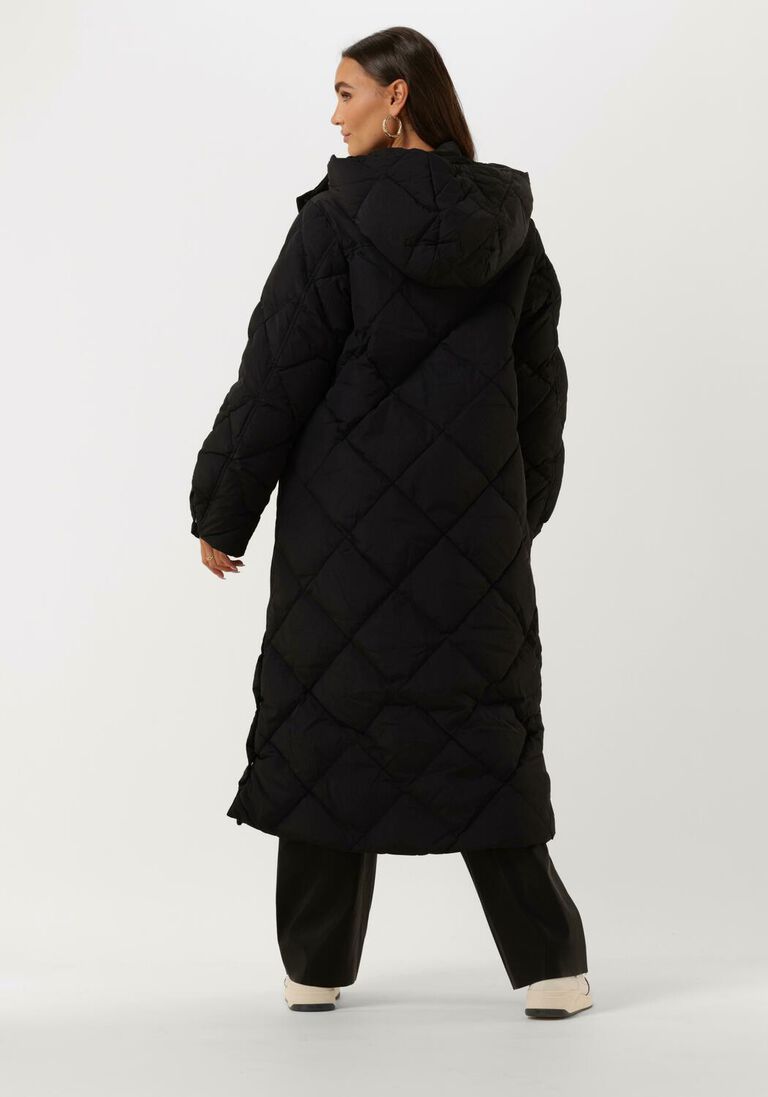 OBJECT zwarte object gewatteerde jas jally down coat 123