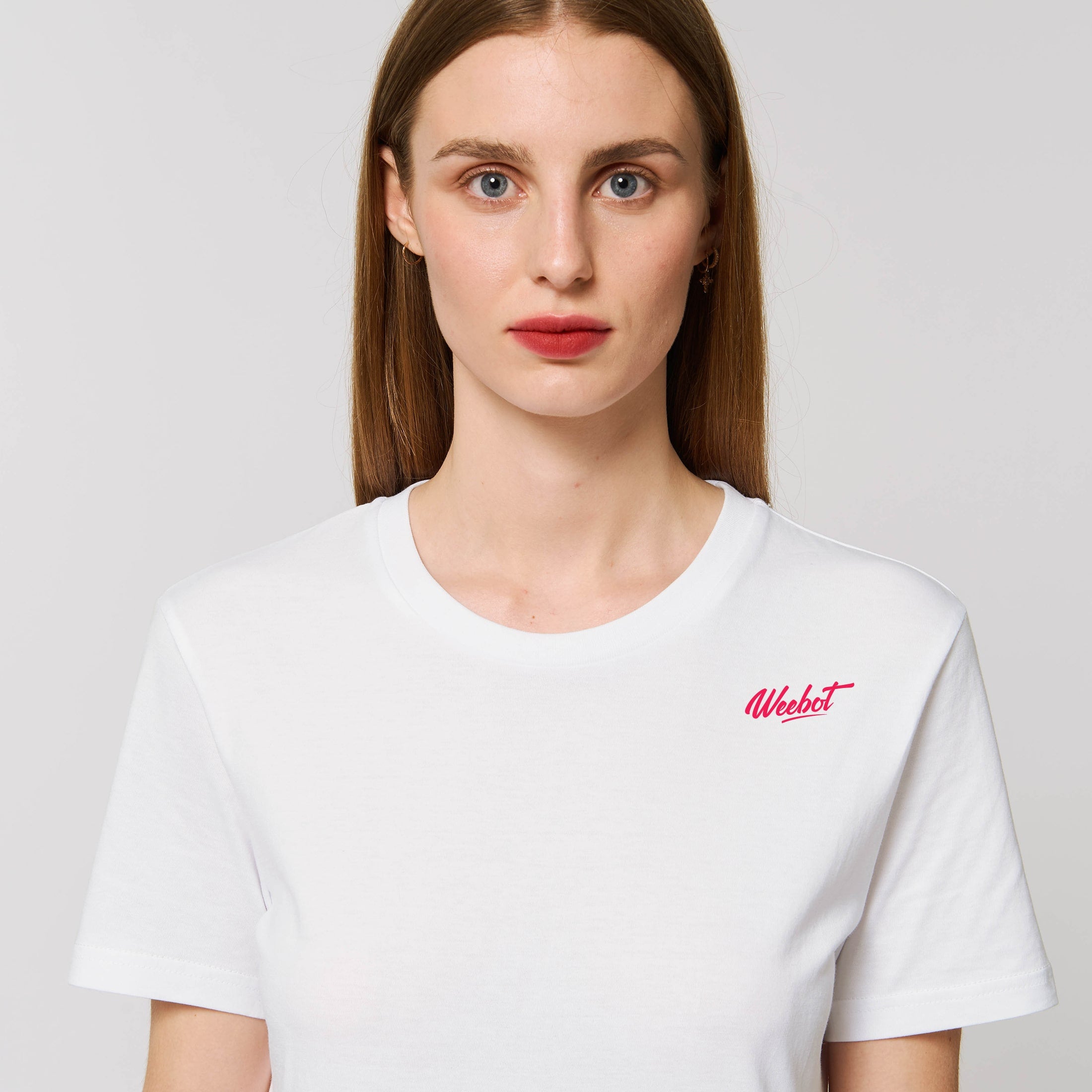 T-Shirt Weebot ICON Blanc Logo