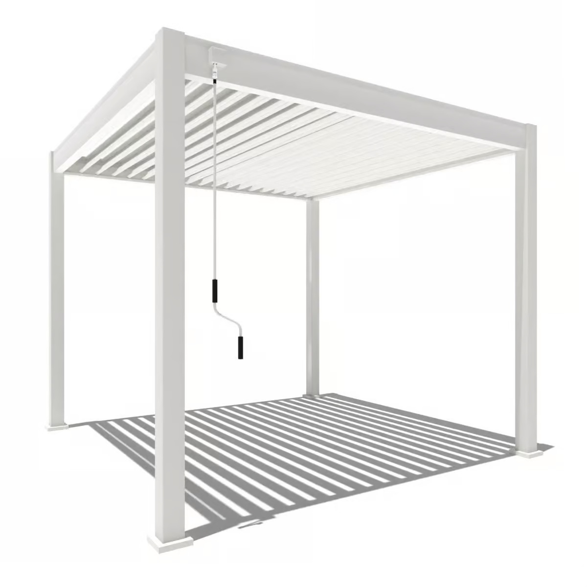 Novum ORION 300 x 300 cm terrasoverkapping - White