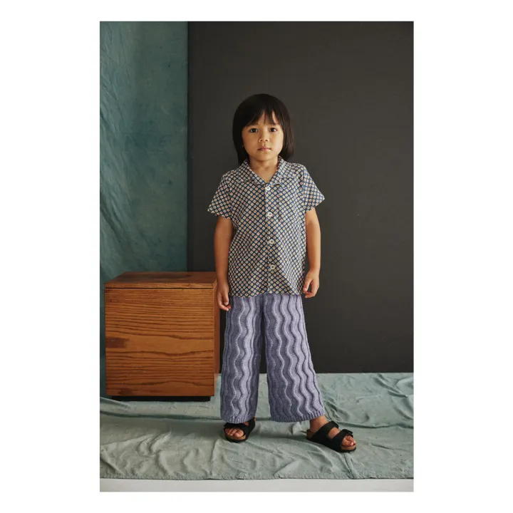 Misha & Puff Chemise Sonny Fleurs | Bleu marine