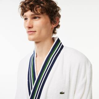 Peignoir L Club Peignoirs de bain - Blanc - Lacoste - Homme