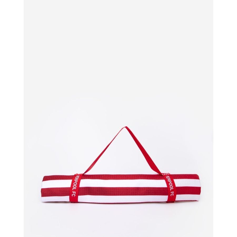 Liverpool Microfiber Serviette de Plage - Rouge/Blanc