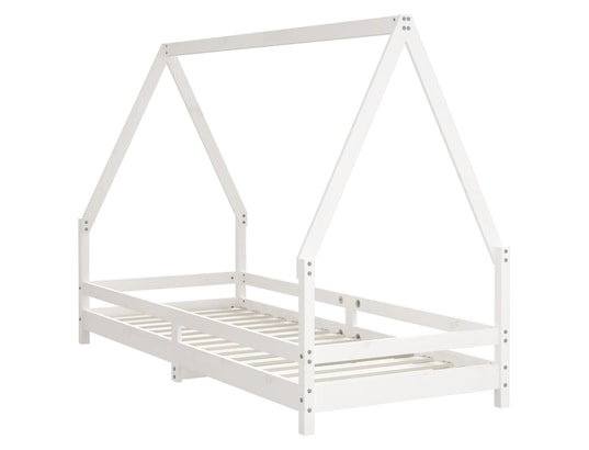 VIDAXL - Lit enfant Cadre de lit pour enfants blanc 90x200 cm bois de pin massif