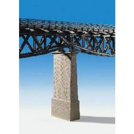 Kibri Gemauerter Viadukt-Mittelpfeiler mit Betonsockel, 2 Stück