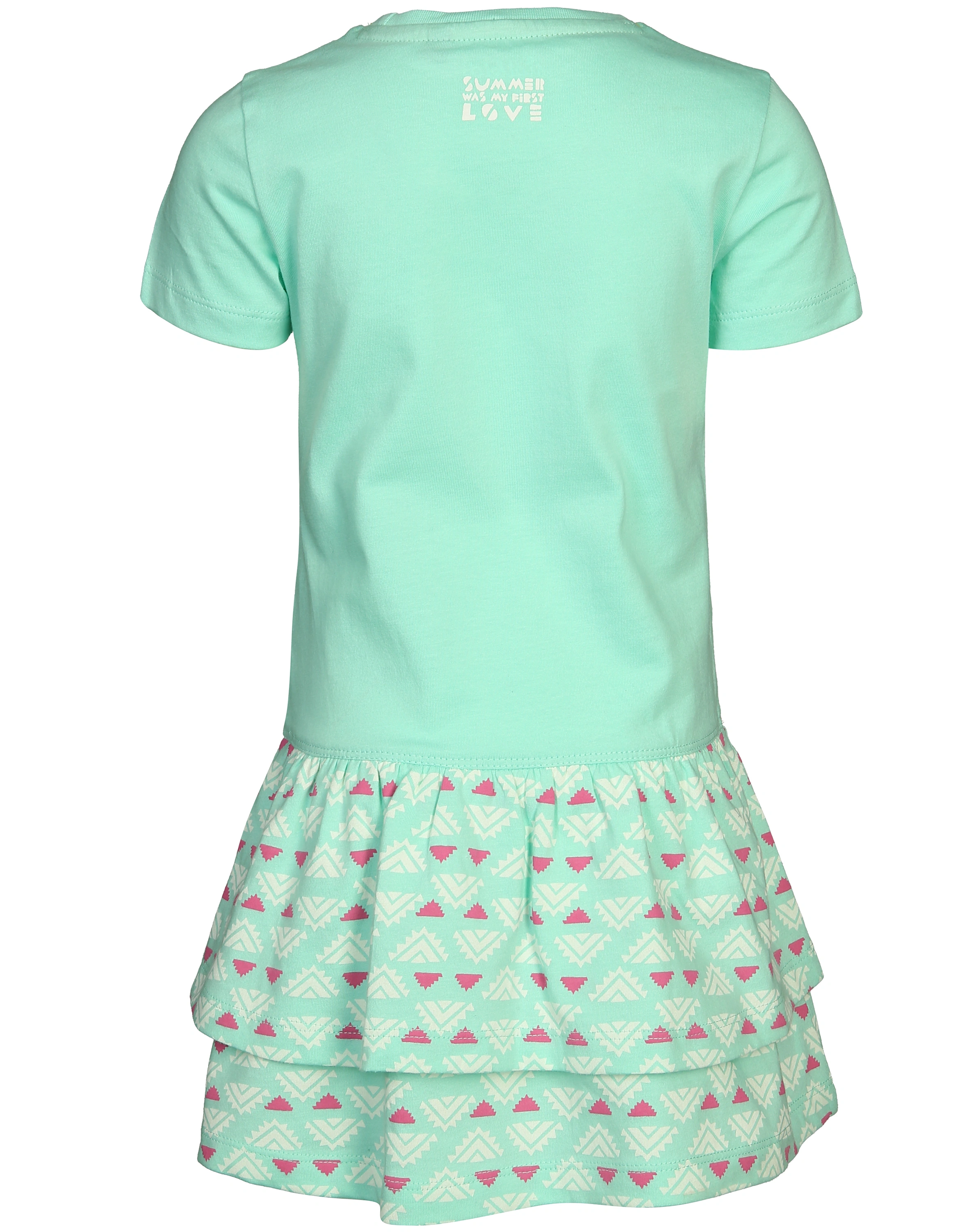 Kurzarm-Kleid ZEBRA in mint