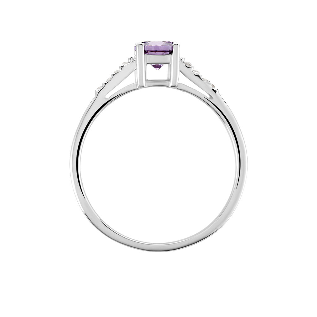 Bague Rio Argent Blanc Oxyde De Zirconium