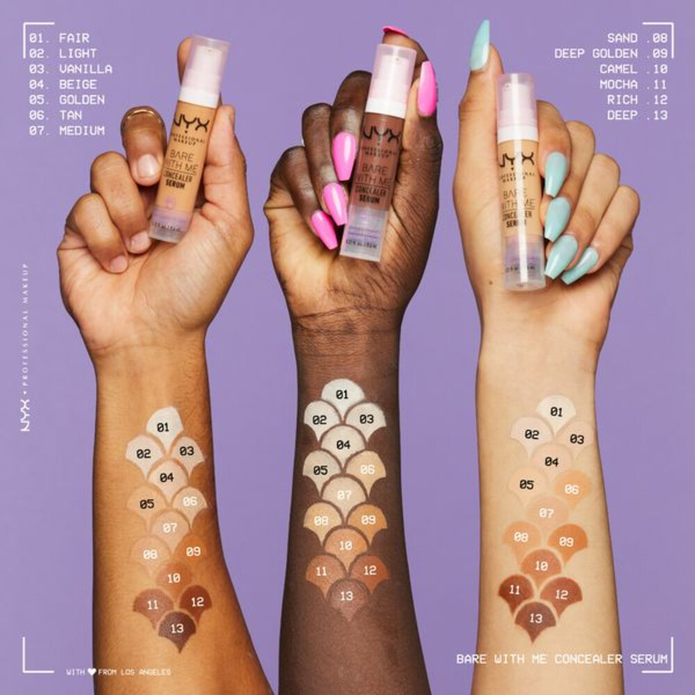NYX Bare With Me Concealer Serum Golden9.6 ml