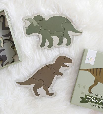 A Little Lovely Company Puzzlespiel - 5-I-1 - Dinosaur