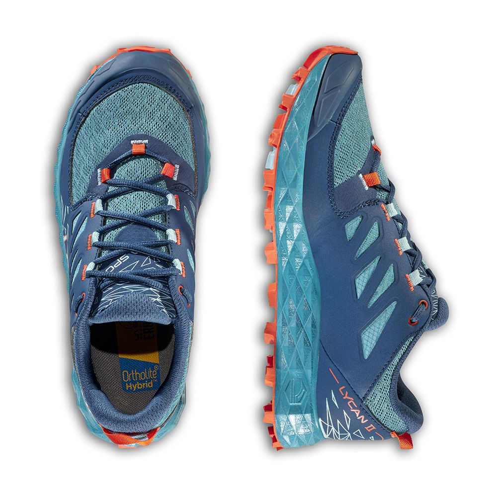 La Sportiva LYCAN II - Chaussures trail Femme storm blue/lagoon