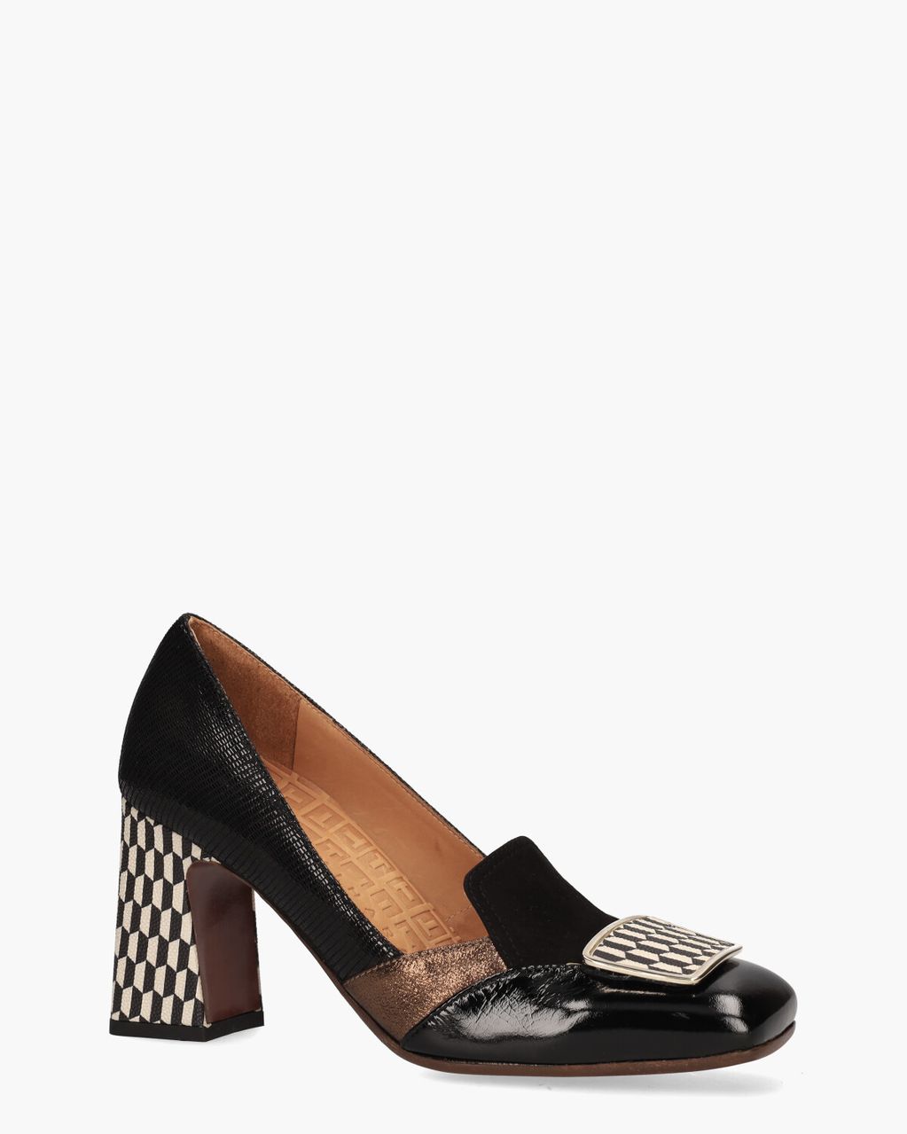 Chie Mihara Ohico Zwart/Multicolor Damesloafers