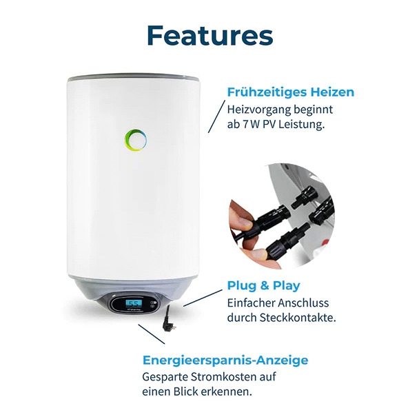 Fothermo 80 L photovoltaischer Hybridboiler