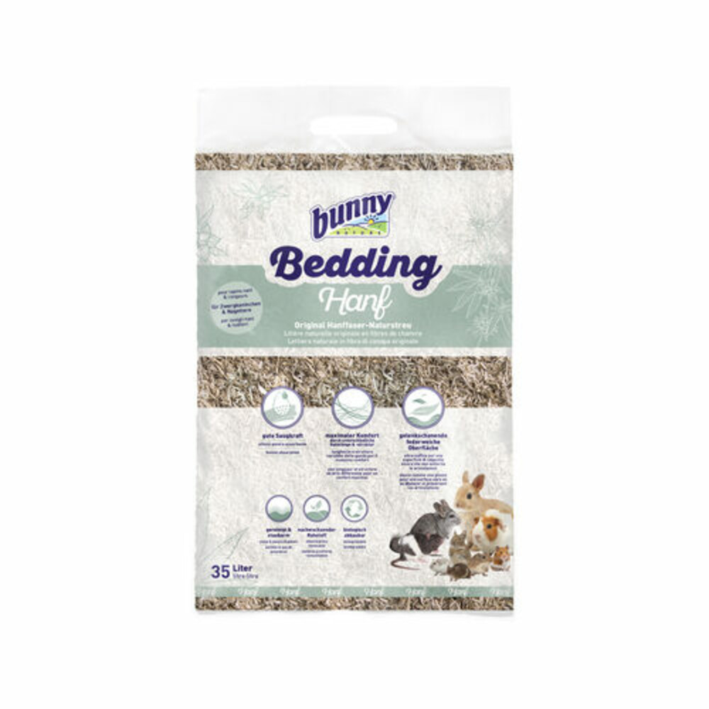 Bunny Nature BodembedekkingHanf Hennepstrooisel35 liter