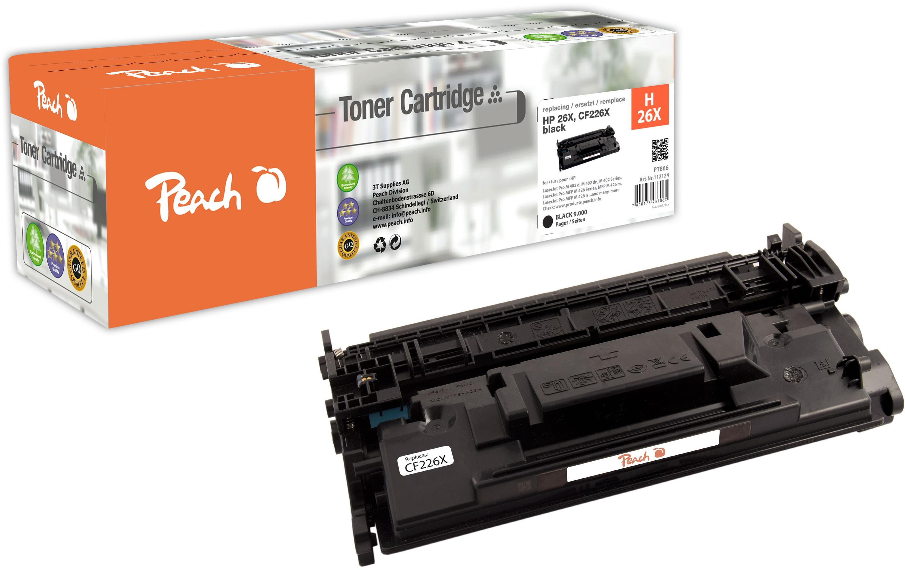 Toner HP No. 26A BlackDruckerpatrone, Black
