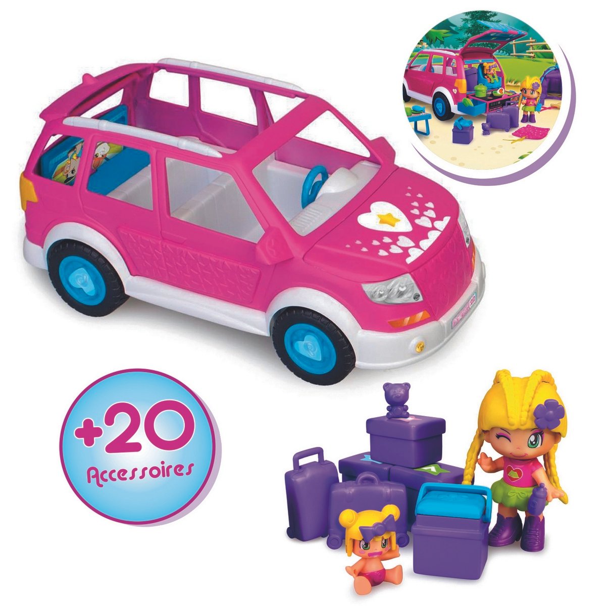 Pinypon - Van avec figurines et accessoires