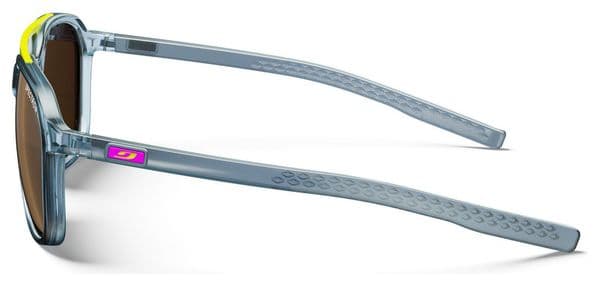 Lunettes Julbo Slack Cover - Spectron 4 - Bleu Translucide Brillant/Rose