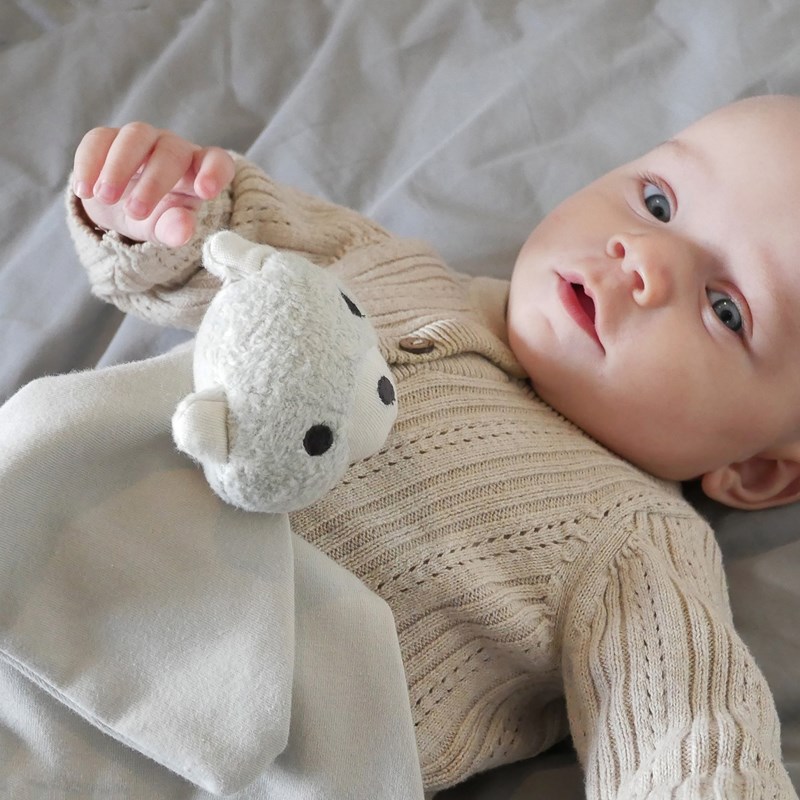 Franck & Fischer<br>Krammeklud Anika grå teddy