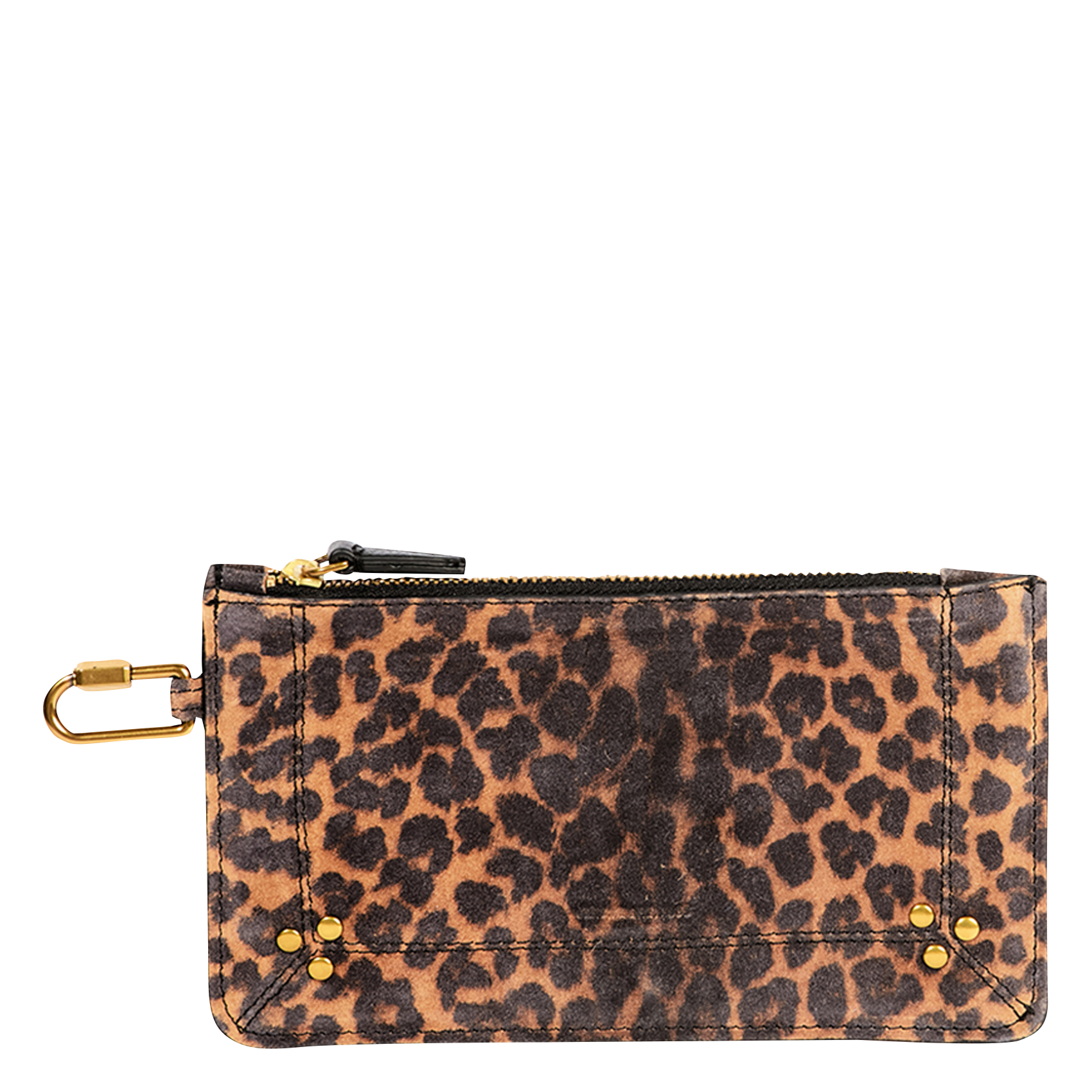 POPOCHE S - Pochette en cuir imprimé | Marron
