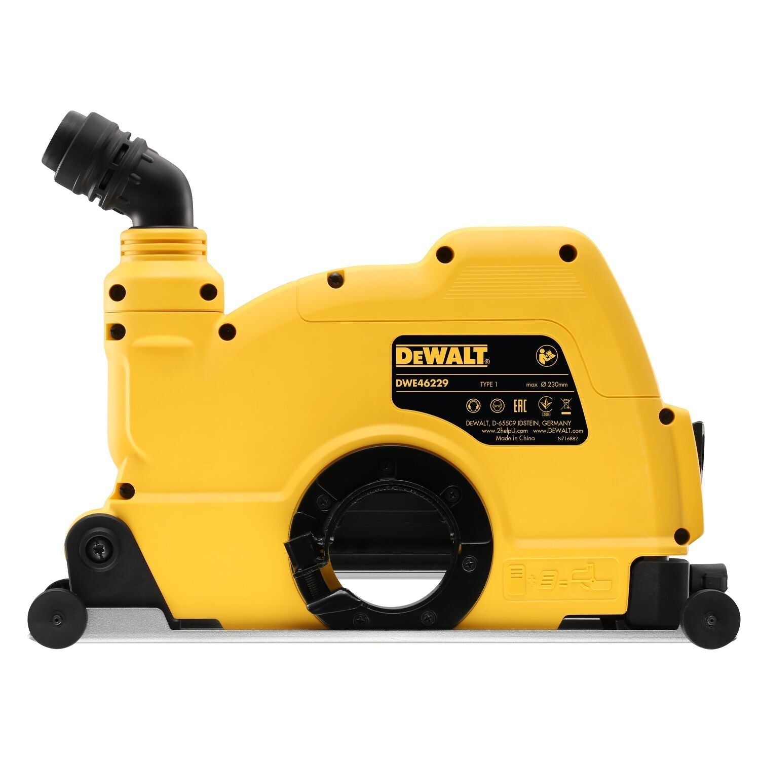 DeWALT DWE46229 Slijperkap stofafzuiging 230mm