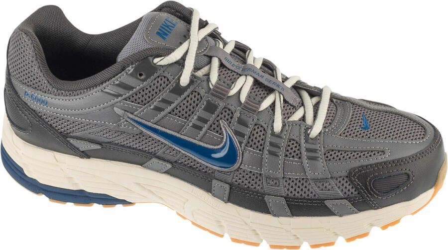 Nike P-6000 Sneakers Grijs Mesh Synthetisch