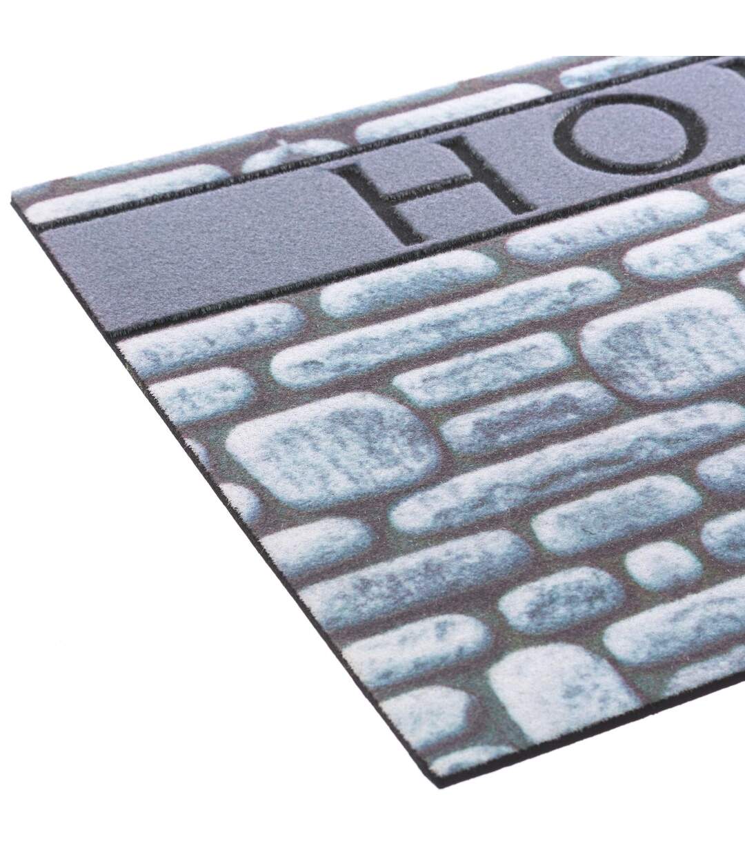 Tapis d'entrée Wall - 60 x 40 cm - Gris