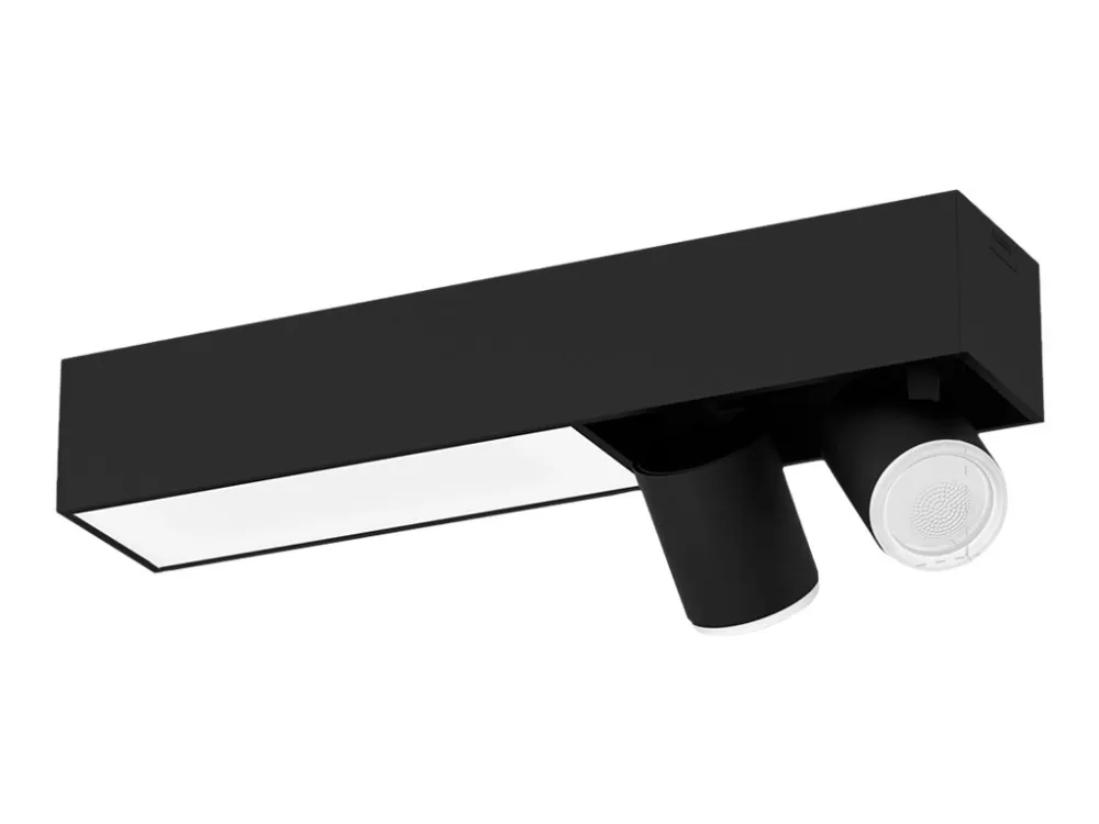 Philips Hue White and Color Ambiance Centris - Loftsspotlys - LED-lyspære/LED x 3 - 16 millioner farver - 2000-6500 K - sort