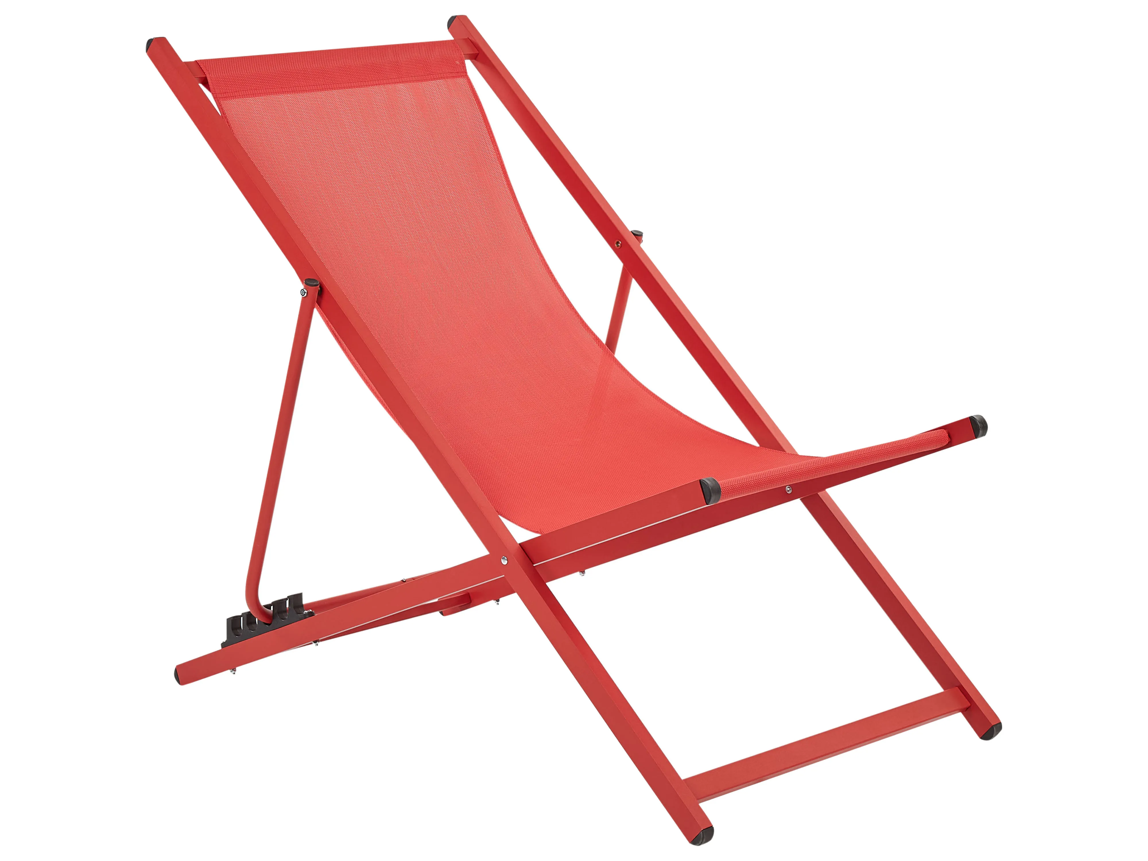 Inklapbare ligstoel LOCRI II Metaal Rood