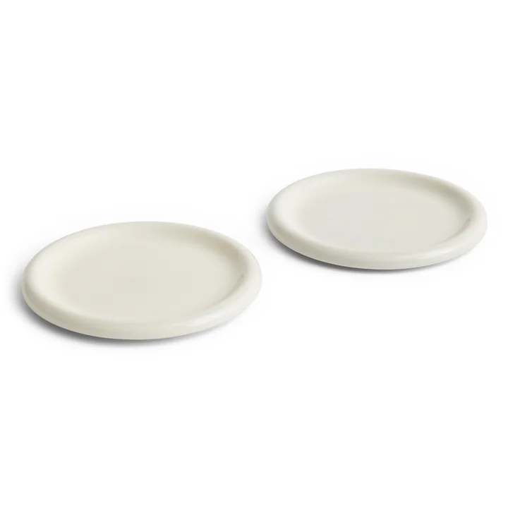 HAY - Barro Teller Ø 24 cm, off-white (2er-Set)