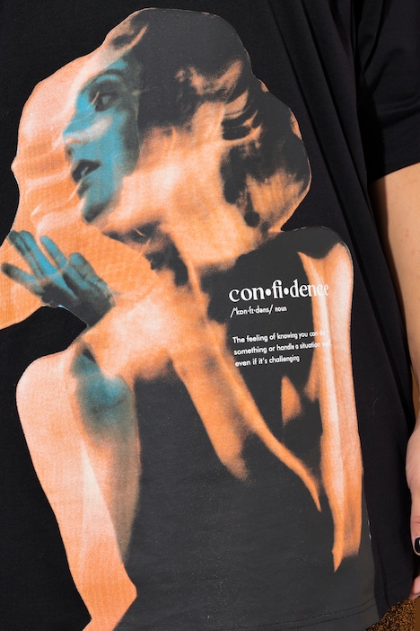 T-Shirt, Oversized, Rücken-Fotoprint