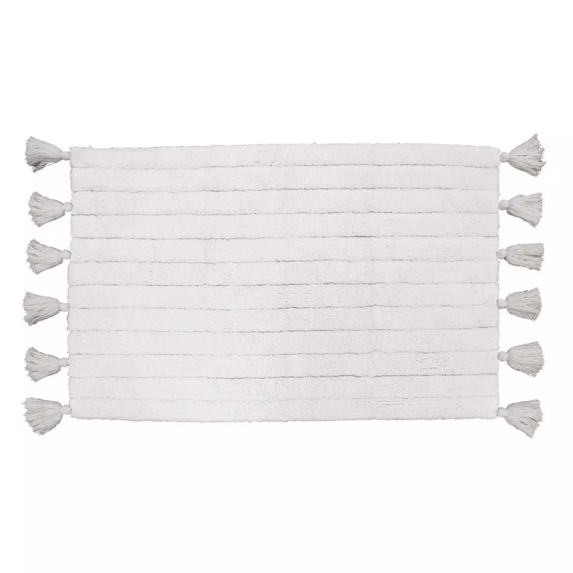 Tapis de bain coton (50 x 80 cm) Minatis Blanc
