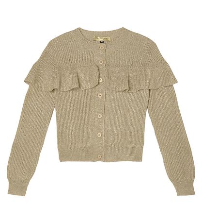 Stella McCartney Kids Cardigan - Strick - Beige/Gold